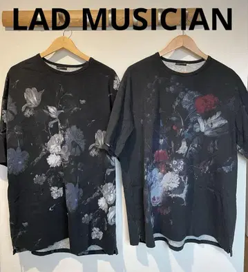 LAD MUSICIAN SUPER BIG 티셔츠 꽃무늬 + BIG 티셔츠
