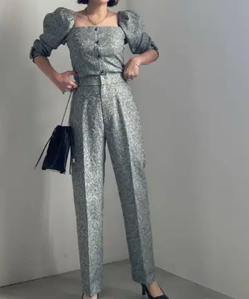 3WAY JACQUARD SET UP 그린 S 사이즈
