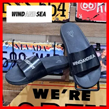 WIN AND SEA 윈드앤씨 로고 프린트 샤워 샌들 28cm