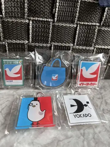 이토요카도 가챠가챠 아크릴 키링 5개 세트