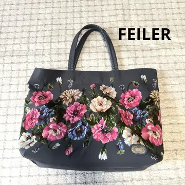 FEILER 페이러 라비린스 토트백 나일론 꽃무늬
