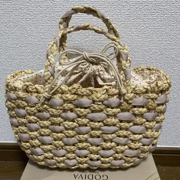 뜨개질 바스켓백 유카타
