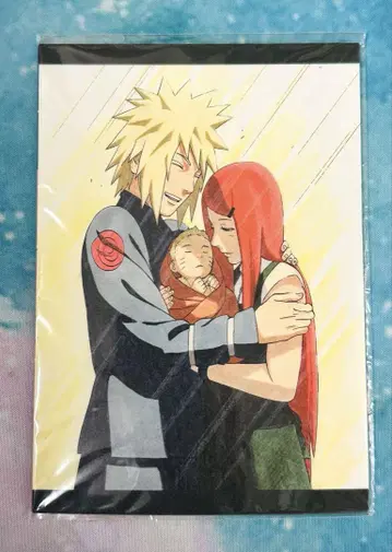 NARUTO 전 엽서 미나토 쿠시나 나루토
