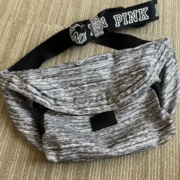 신상품, 미사용, 빅토리아시크릿 PINK 바디백 그레이 계열