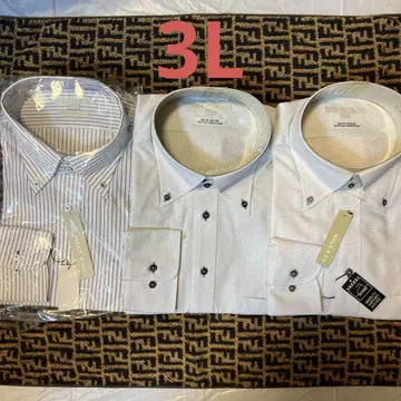새상품 MALE & CO. 긴팔 셔츠 3장 세트