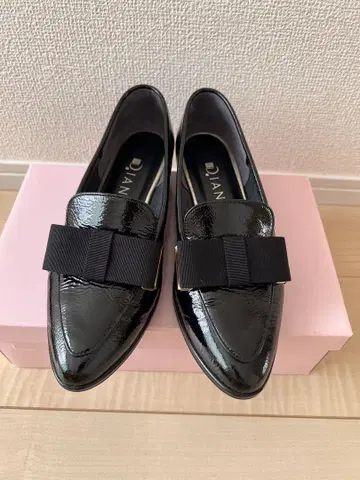 DIANA 블랙 리본 포함 펌프스 23cm