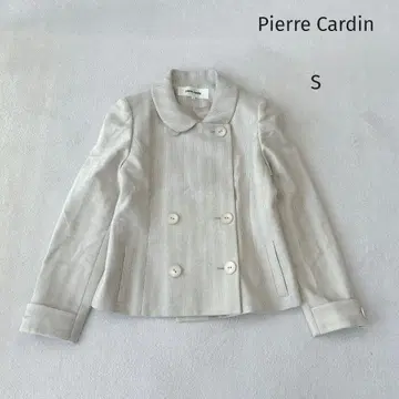 v525 피에르 가르뎅 [S] 코트 스트레치 더블 버튼 울 혼방