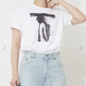 COUTURE D'ADAM 사진 프린트 티셔츠 M 사이즈