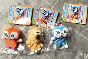 호빵맨 폭신폭신 손가락 인형 키링 세트