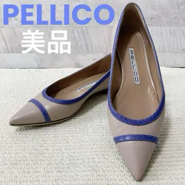 PELLICO 펠리코 바이컬러 파이핑 플랫 펌프스