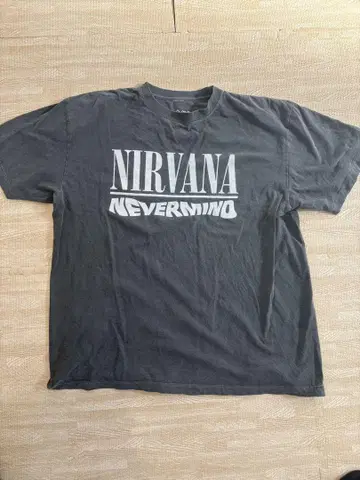 빅 사이즈 Manastash NIRVANA 티셔츠 XL 사이즈