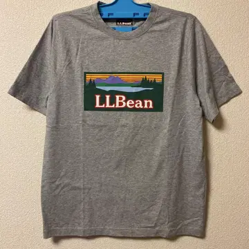 LLBean 그레이 티셔츠 풍경 프린트