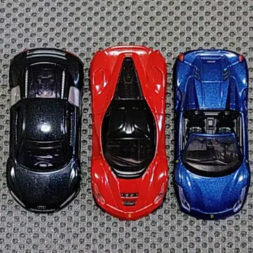 토미카 라페라리 & 488GTB 스파이더 & 아우디 R8