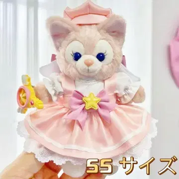 리나벨 키링 사이즈 10cm 봉제 의류 인형옷 벚꽃 5종 세트