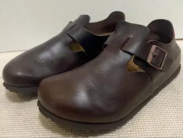버켄스탁 런던 BIRKENSTOCK 브라운 40 가죽 신발