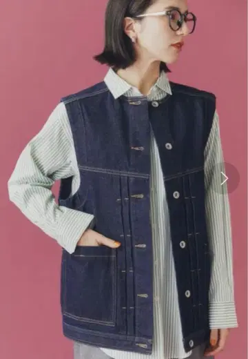 N.(N.Natural Beauty Basic) 데님 베스트 자켓