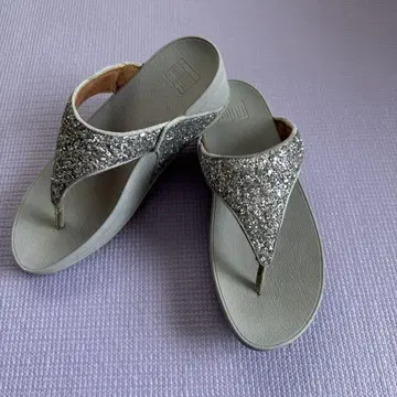 핏플랍 그레이 글리터 플립플랍 24.5cm