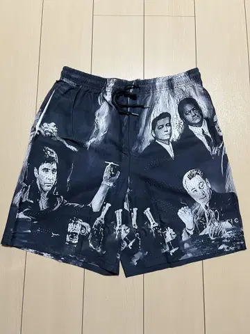 스카페이스 scarface 하프 팬츠 블랙 L 원작
