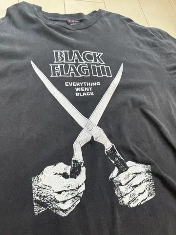 BLACK FLAG 티셔츠 빈티지