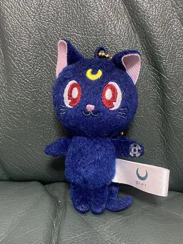 세일러문 루나 봉제 인형 마스코트 키체인