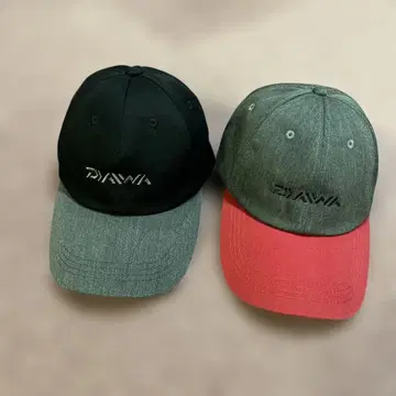 Daiwa 로고 자수 캡 2개 세트