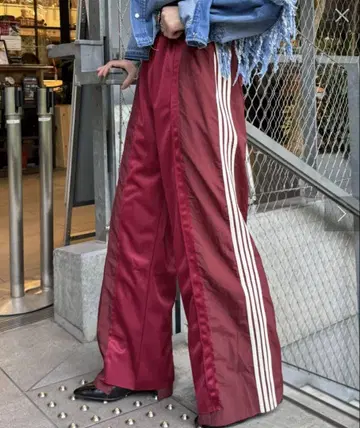 저지 팬츠 버건디