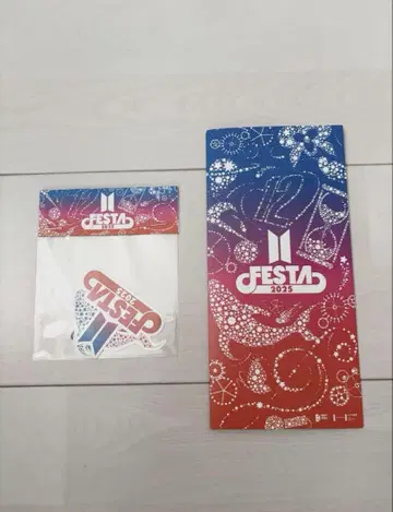 BTS 페스타 FESTA 2025 팜플렛 일본어 스티커 세트