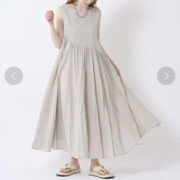 CLOCHE 비대칭 개더 원피스
