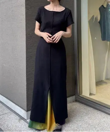 아메리 메디 2웨이 코튼 메쉬 드레스