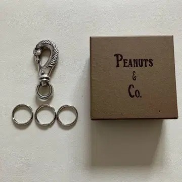 PEANUTS &CO 피넛 & 컴퍼니 키 후크 카라비너 실버
