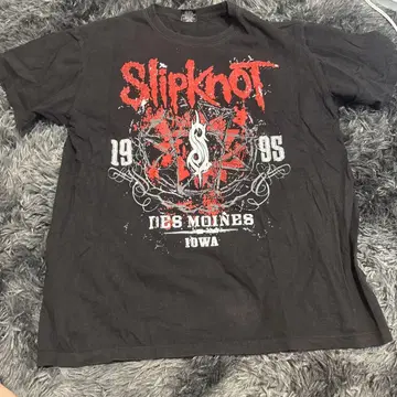 Slipknot 그래픽 티셔츠 블랙