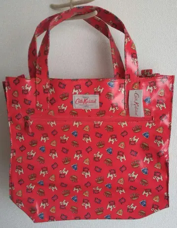 Cath Kidston (캐스 키드슨) 백 빨간색 강아지 패턴 가방