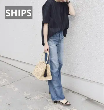 SHIPS 반팔 티셔츠 네이비