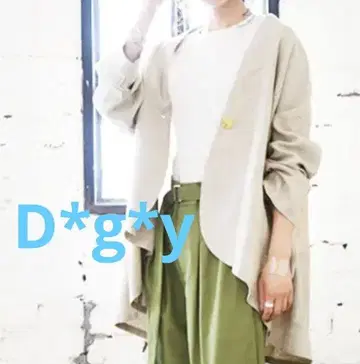 디지 D*g*y 린넨 자켓 나츄란 베이지