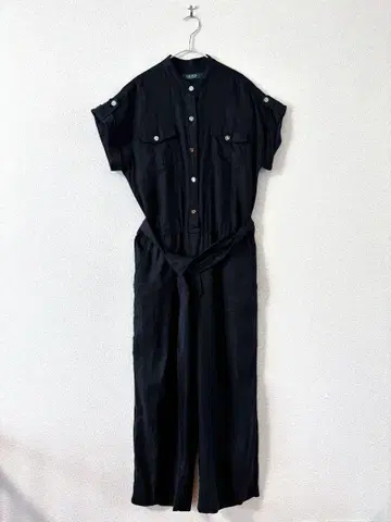 랄프 로렌 올인원 린넨 블랙