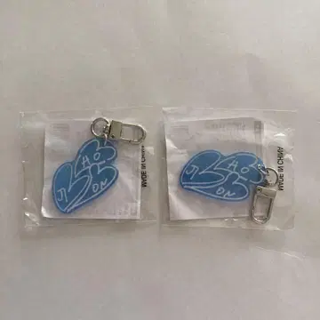 TREASURE 가챠 라메 아크링 키링 지훈 2개 세트