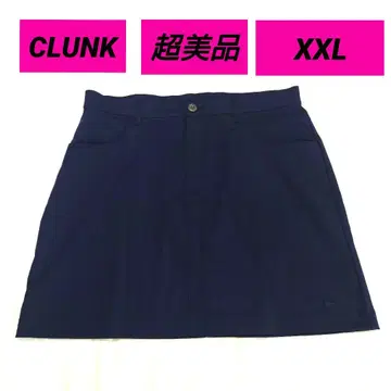 CLUNK 크랭크 네이비 XXL 골프 스커트 빅 사이즈 컨디션 최상