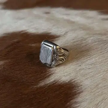 British vintage 시그넷 반지 silver800