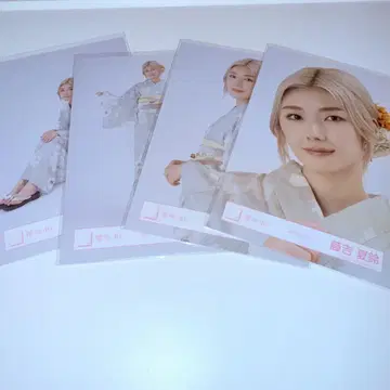 사쿠라자카46 브로마이드 유카타 2025년 컴프 후지요시 카린