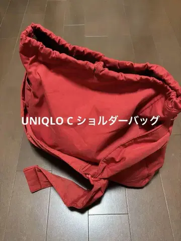 유니클로 C 숄더백 빨간색