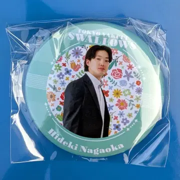 스와로스 나가오카 히데키 캔뱃지