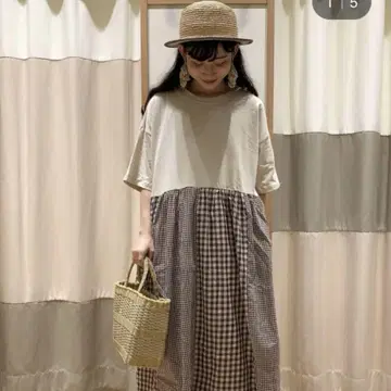 미사용 새상품 사만사 모스모스 도킹 원피스