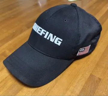 브리핑 BRIEFING 남성용 캡 블랙 프리 사이즈