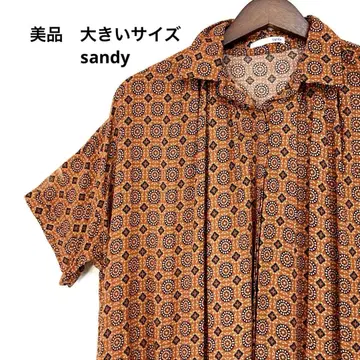 새상품급 빅 사이즈 sandy 동양인 원피스