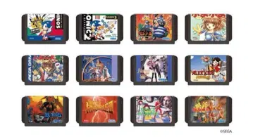 MEGA DRIVE 메가 드라이브 카트리지형 핀 배지 핀즈