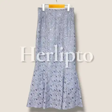 Herlipto 플로럴 레이스 머메이드 스커트 S 사이즈