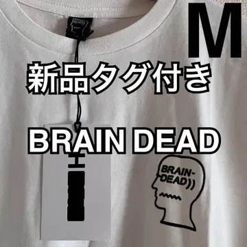 택 포함 새상품 BRAIN DEAD 브레인 데드 프린트 티셔츠 M 사이즈