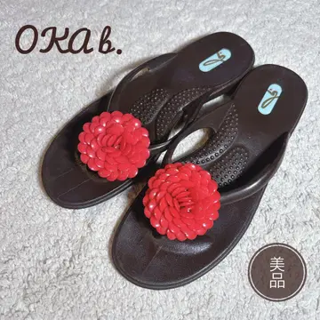 OKA.b. 오카비 루시 샌들 플라워 꽃 M 사이즈