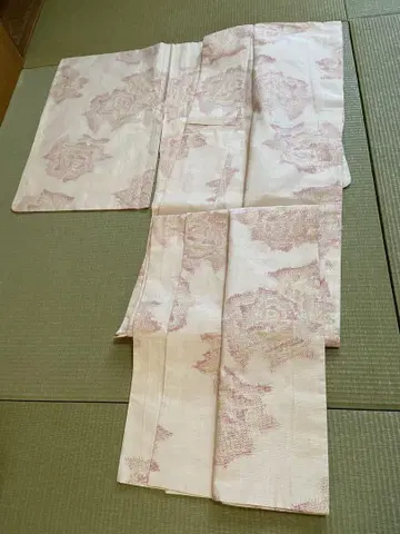 아르데코 장미 무늬 단 소매