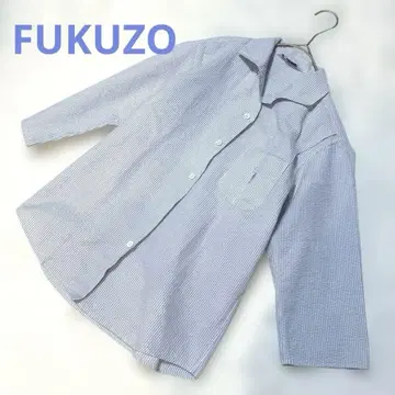 FUKUZO 후쿠조 시어서커 셔츠 미사용 S